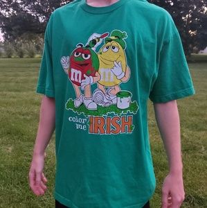 Vintage 00s M&M irish t shirt